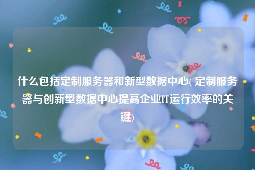 什么包括定制服务器和新型数据中心( 定制服务器与创新型数据中心提高企业IT运行效率的关键)